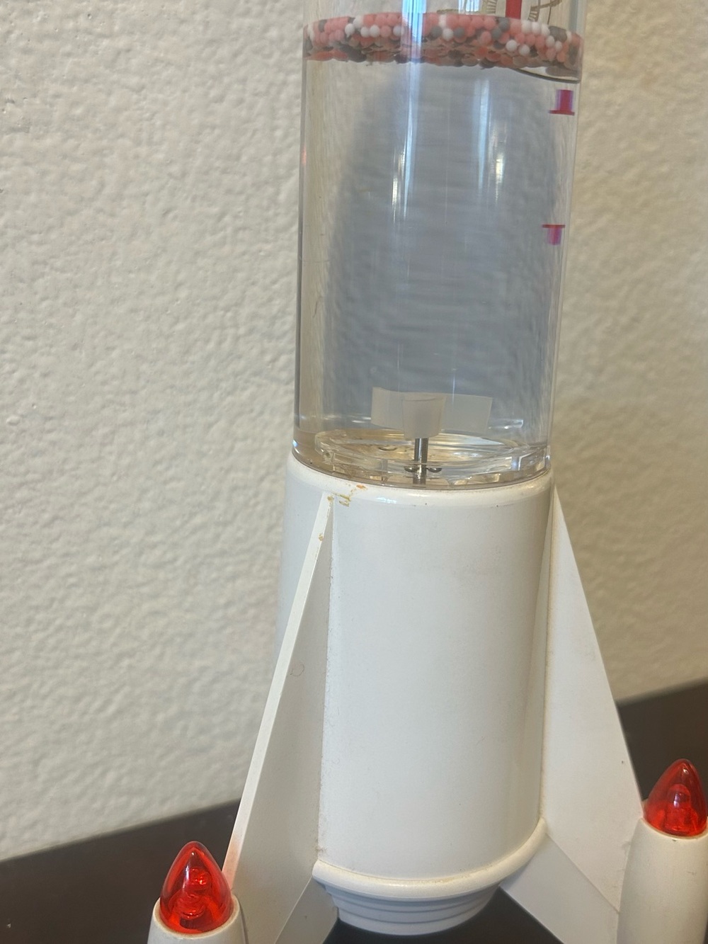 Vintage 90s Disneyland Tomorrowland Mini Tornado Rocket Lamp RARE 11.5”x5” - Picture 10 of 11